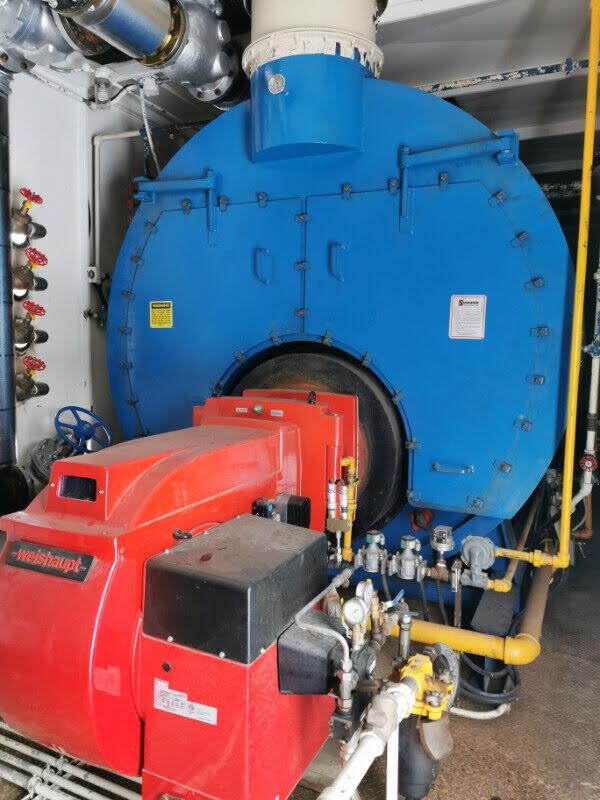 600 HP Superior Boiler with Heat Exchanger