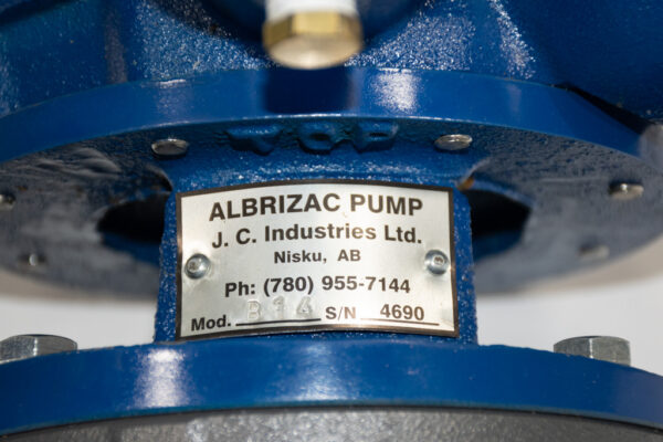 JC Industries Feed Water Turbine Pump, Model B, Albrizac