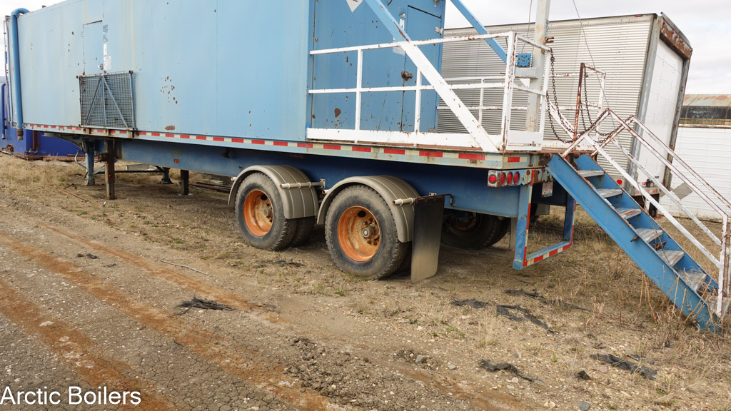 Volcano 80 HP Firetube Boiler on trailer